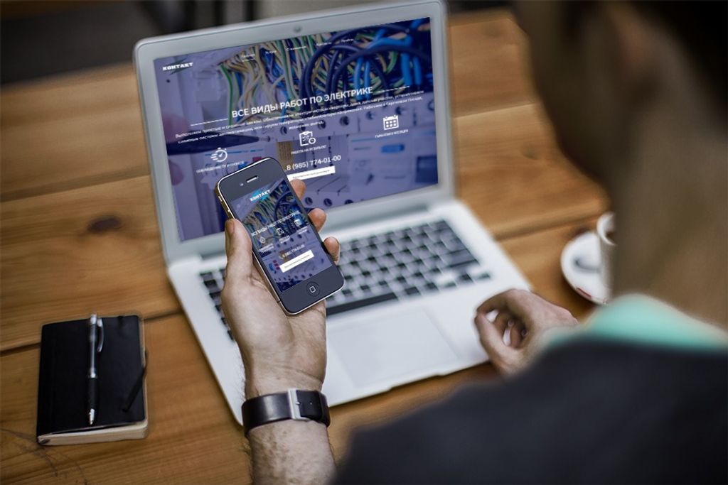 Сайт визитка монтажного бюро «MB-KONTAKT»